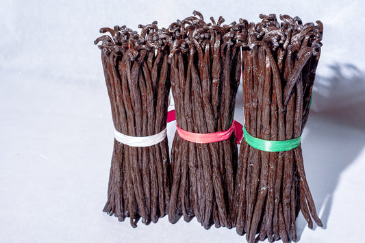 Vanille Bourbon de Madagascar - 10 gousses de vanille premium (15-17cm) en sachet