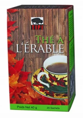 Thé à l’Érable – 20 Sachets (40g) de Douceur Gourmande et Savoureuse
