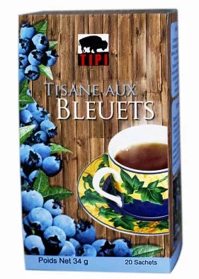Tisane aux Bleuets – 20 Sachets (30g) de Douceur Fruitée et Bienfaisante