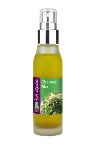 Huile Végétale de Chanvre BIO – 50ml | Soin Anti-Âge & Éclat Naturel