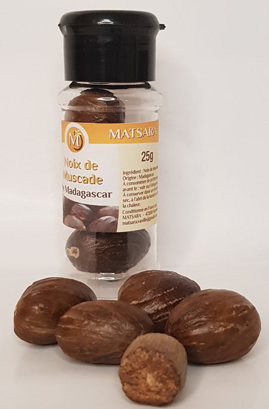 Noix de Muscade de Madagascar – 25g d’Arôme Chaleureux et Raffiné