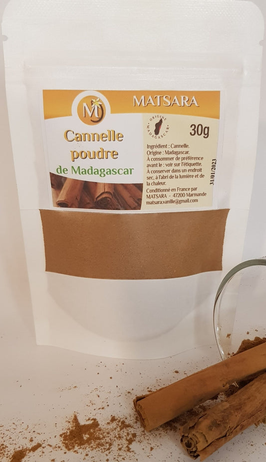 Cannelle en Poudre de Madagascar – 30g d’Épice Fine et Aromatique